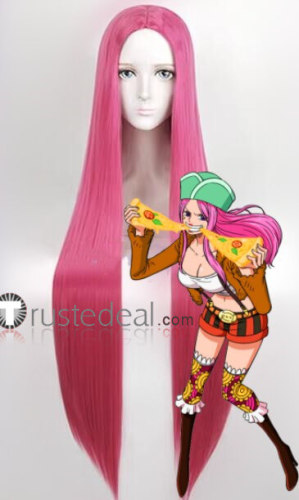 One Piece Jewelry Bonney Boa Hancock Black Pink Cosplay Wig