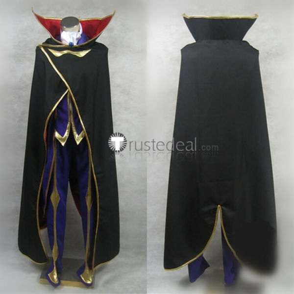 Code Geass Lelouch of the Rebellion Zero Black Knights Purple Cosplay Costume