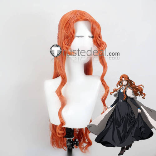 Castlevania Sara Trantoul Lenore Orange Brown Styled Cosplay Wig