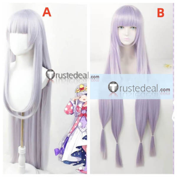 Maoujou de Oyasumi Sleepy Princess in the Demon Castle Princess Syalis Purplish Grey Cosplay Wigs