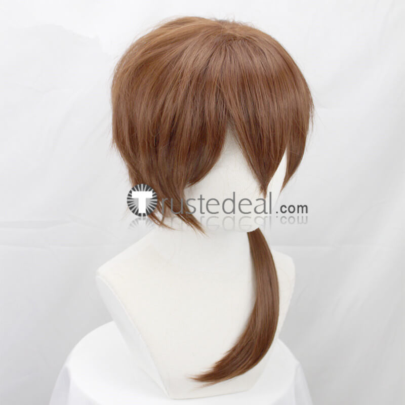 Himura Kenshin Wig  High quality Dark Orange 80cm Rurouni Kenshin