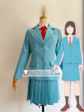 Skip and Loafer Sousuke Shima Mitsumi Iwakura Blue Uniform Cosplay Costume