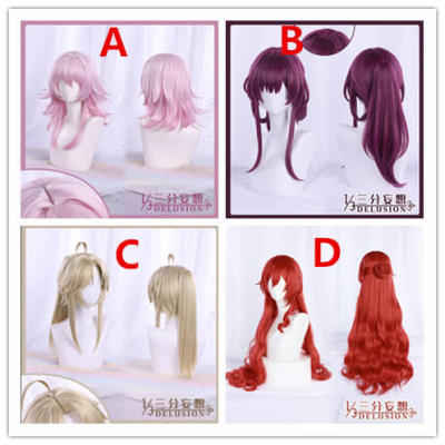 1/3 Delusion Honkai Star Rail March 7th Kafka Himeko Yanqing Cosplay Wig