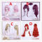 1/3 Delusion Honkai Star Rail March 7th Kafka Himeko Yanqing Cosplay Wig