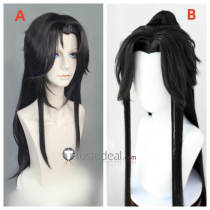 The Scum Villain's Self-Saving System Thai Version Luo Binghe Black Styled Cosplay Wigs