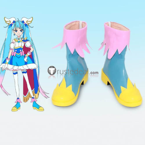Hirogaru Sky! Pretty Cure Cure Sky Cure Prism Cure Wing Cosplay Shoes Boots
