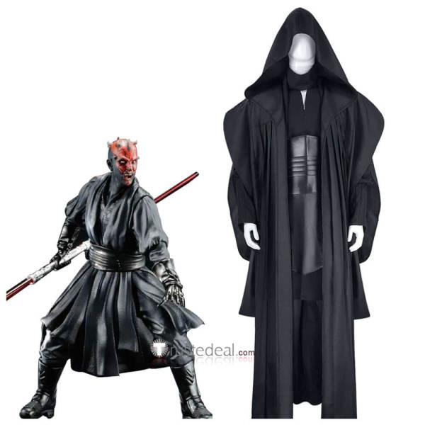 Star Wars Adult Darth Maul Black Cosplay Costume