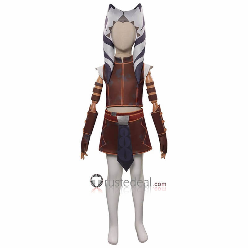 Star Wars Tales of the Jedi Ahsoka Tano Child Kids Cosplay Costume