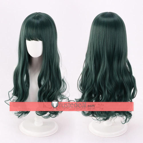 Fate Stay Night Fate Zero Tohsaka Aoi Dark Green Cosplay Wig