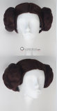 Star Wars Princess Leia Organa Padme Amidala Brown Styled Cosplay Wigs
