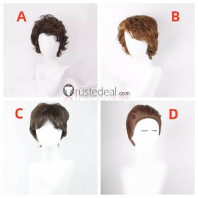 Star Wars Cal Kestis Anakin Luke Skywalker Brown Styled Cosplay Wigs