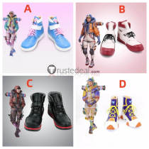 Apex Legends Thunder Kitty Wattson Purple Blue Black Red Cosplay Boots Shoes