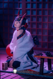 Fate Grand Order FGO Assassin Shuten Douji Ibaraki Douji Black Kimono Cosplay Costume