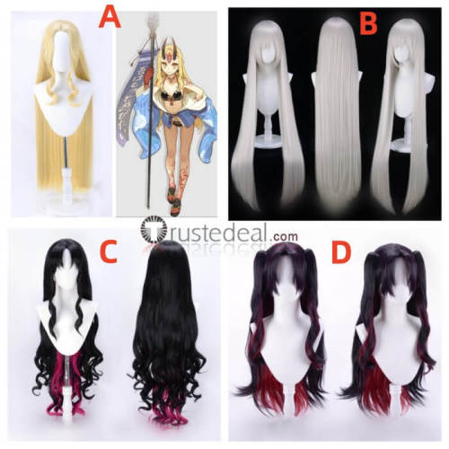 Fate Grand Order FGO Fate/EXTRA CCC Ibaraki Douji Anastasia Kiara Sessyoin Space Ishtar Cosplay Wig