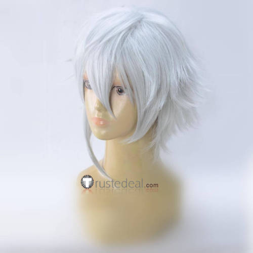 Fate Grand Order FGO Crypters Kadoc Zemlupus Silver Grey Cosplay Wig