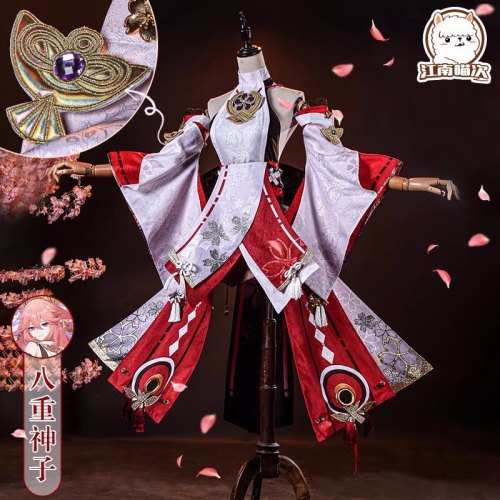 Jiangnan Genshin Impact Yae Miko Cosplay Costume 2
