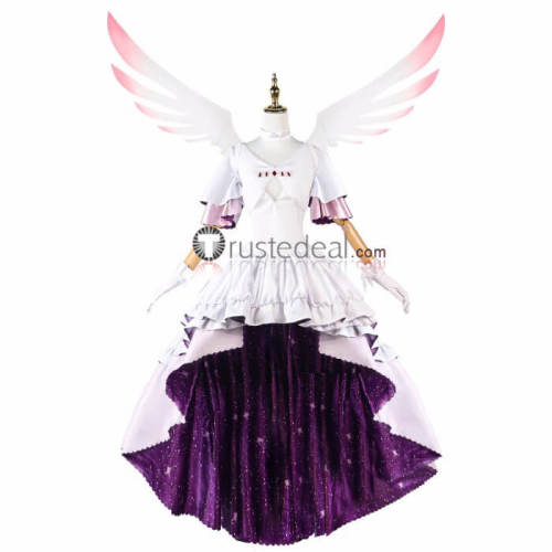 Puella Magi Madoka Magica Ultimate Madoka Princess White Cosplay Costume 2