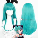 Dragon Ball Z Bulma Green Blue Cosplay Wigs