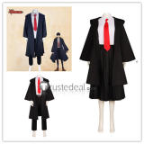 Mashle Magic and Muscles Mash Burnedead Lemon Irvine Blue Black Uniform Cosplay Costume