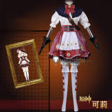 Genshin Impact Klee New Skin Blossoming Starlight Lolita Dress Cosplay Costume