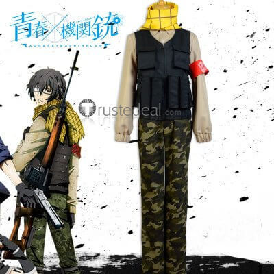 Aoharu x Machinegun Tooru Yukimura Battle Outfit Cosplay costume