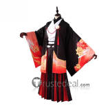 Genshin Impact The Five Kasen Kaedehara Kazuha Akahito Scarlet Man Kimono Cosplay Costume