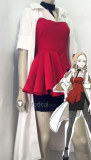 Pokemon Sword and Shield Oleana White Red Cosplay Costume