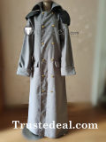 Warhammer 40k Death Korps of Krieg Grey Overcoat Cosplay Costume