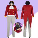 Pokemon Sword and Shield Gym Leader Trainer Leon Battle Tower Outfit Red Cosplay Costume