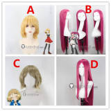 Pokemon XY Serena Team Rocket Jessie Pink Blonde Styled Cosplay Wigs