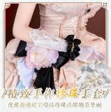 ChuShouMao Genshin Impact Traveler Lumine Hotaru Ying Fanart Doujin Party Gown Cosplay Costume