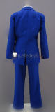 Ace Attorney Phoenix Wright Kristoph Gavin Blue Suit Cosplay Costume
