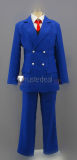 Ace Attorney Phoenix Wright Kristoph Gavin Blue Suit Cosplay Costume