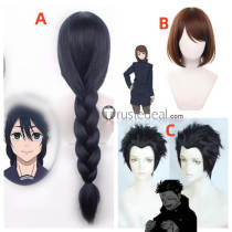 Jujutsu Kaisen Season 2 Shoko Ieiri Riko Amanai Ryomen Sukuna Black Blue Brown Cosplay Wig