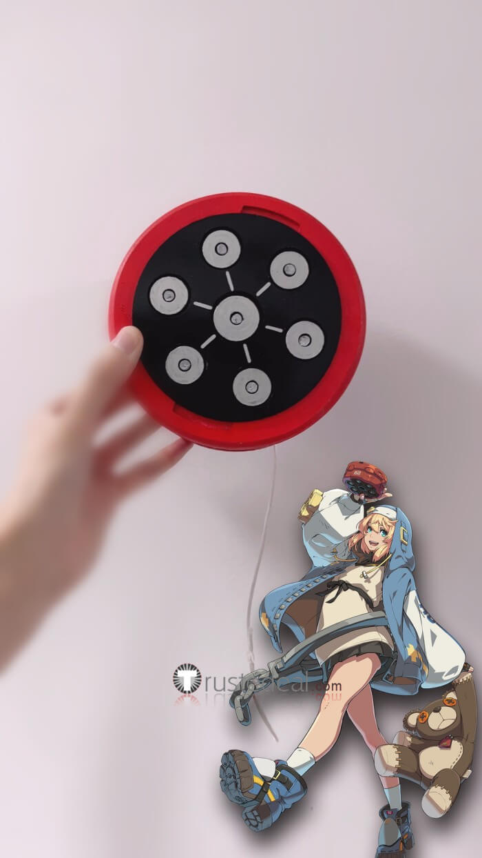 Bridget Guilty Gear: Strive Cosplay Prop Button Set (Download Now