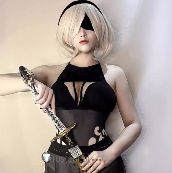 Nier Automata 2B Bikini Swimsuit Cosplay Costume