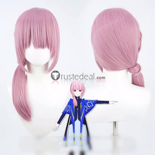 Vtuber Virtual YouTuber KAF Pink White Cosplay Wig