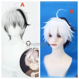 Vocaloid V Flower Silver White Black Styled Cosplay Wig