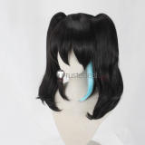 Vocaloid Ruko Yokune Karune SHI-E Red Black Blue Ponytails Styled Cosplay Wig