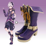 Vocaloid 4 Fukase V4 Flower Talk Gynoid Talk Red Purple Cosplay Shoes Boots