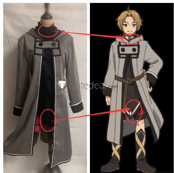 Mushoku Tensei Jobless Reincarnation Isekai Ittara Honki Dasu Rudeus Greyrat Current Cosplay Costume