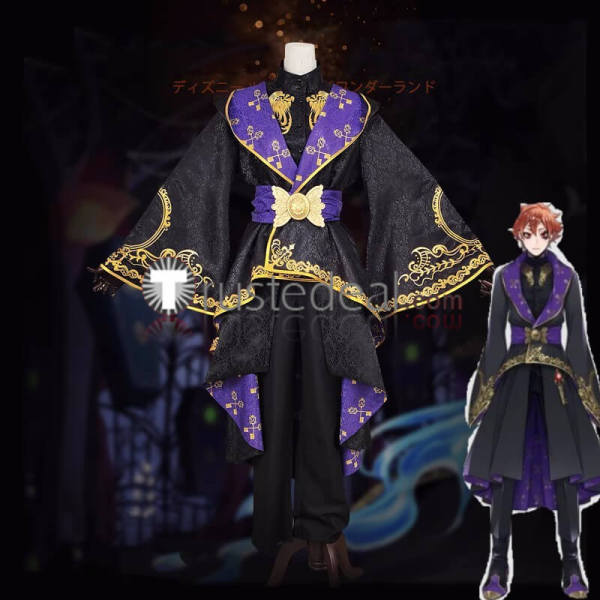 Disney Twisted Wonderland Ace Riddle Trey Clover Deuce Spade Epel Felmier Floyd Leech Cater Summoning Ceremonial Robes Cosplay Costume