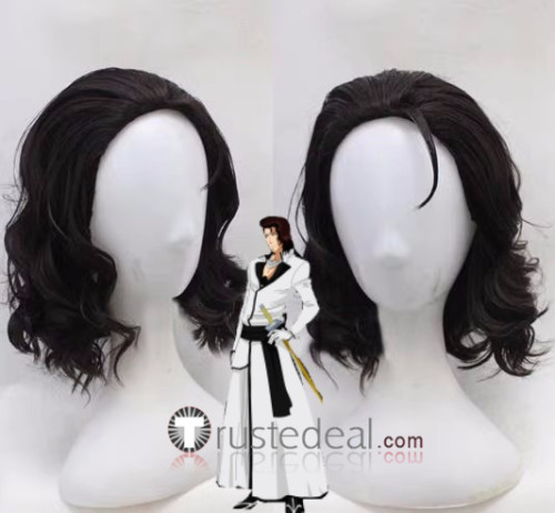 Bleach Coyote Starrk Black Brown Styled Cosplay Wig