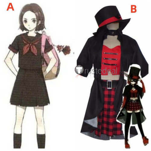 Persona 5 Strikers Shadow Akane Hasegawa Monarch Shool Uniform Cosplay Costume