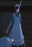 Undead Girl Murder Farce Tsugaru Shinuchi Shizuku Hasei Maid Kimono Cosplay Costume