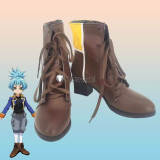 YuGiOh Sora Shiunin El Shaddoll Winda Live Twin Lilla Cosplay Shoes Boots