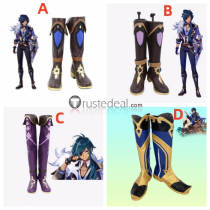 Genshin Impact Kaeya Sailwind Shadow Cosplay Shoes Boots