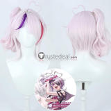 Vtuber Virtual YouTuber NIJISANJI Maria Marionette Tsukino Mito New Pink Black Cosplay Wig