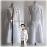 Steins Gate Rintarou Okabe White Lab Coat Cosplay Costume