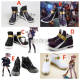 League of Legends KDA Skins Akali Dark Purple Cosplay Shoes Boots